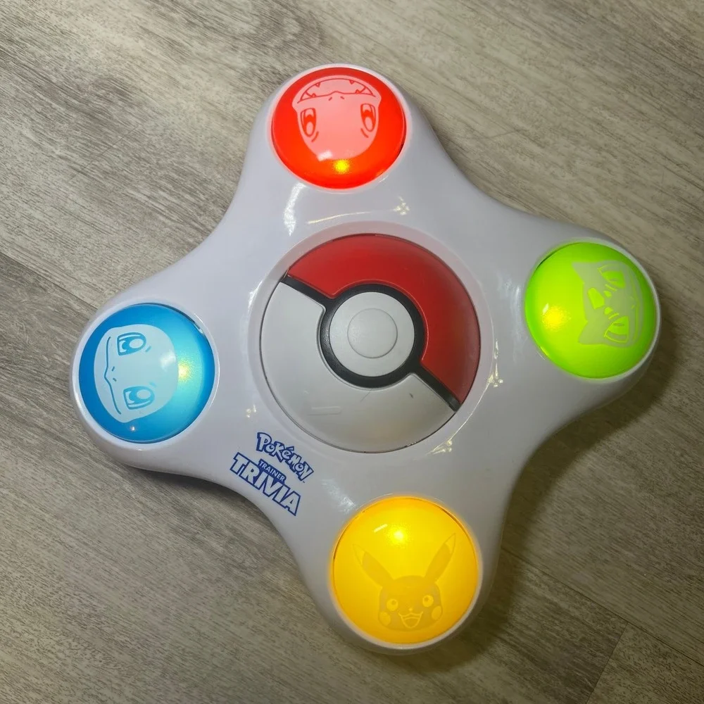 Pokemon Trainer Handheld Trivia Game Electronic 1000 Questions Pikachu‎ Tested